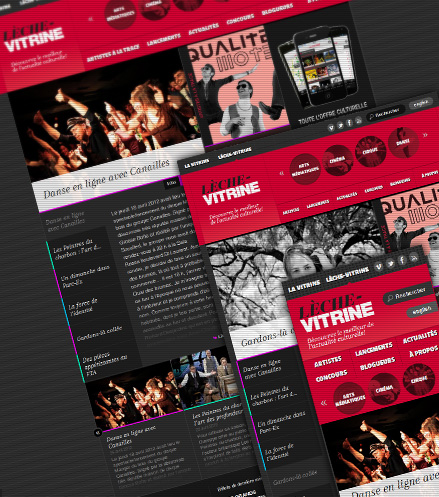 Screenshot/BLOGUE LA VITRINE